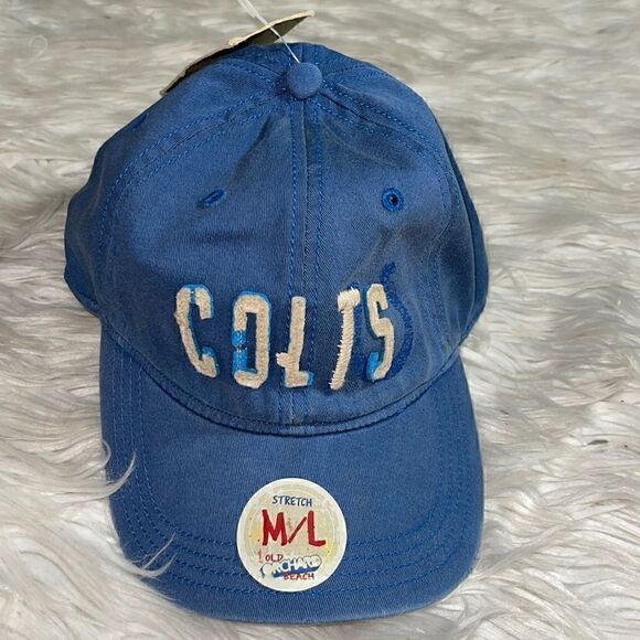 Reebok colts vintage distressed old orchard beach NFL scratch New - Picture 1 of 9